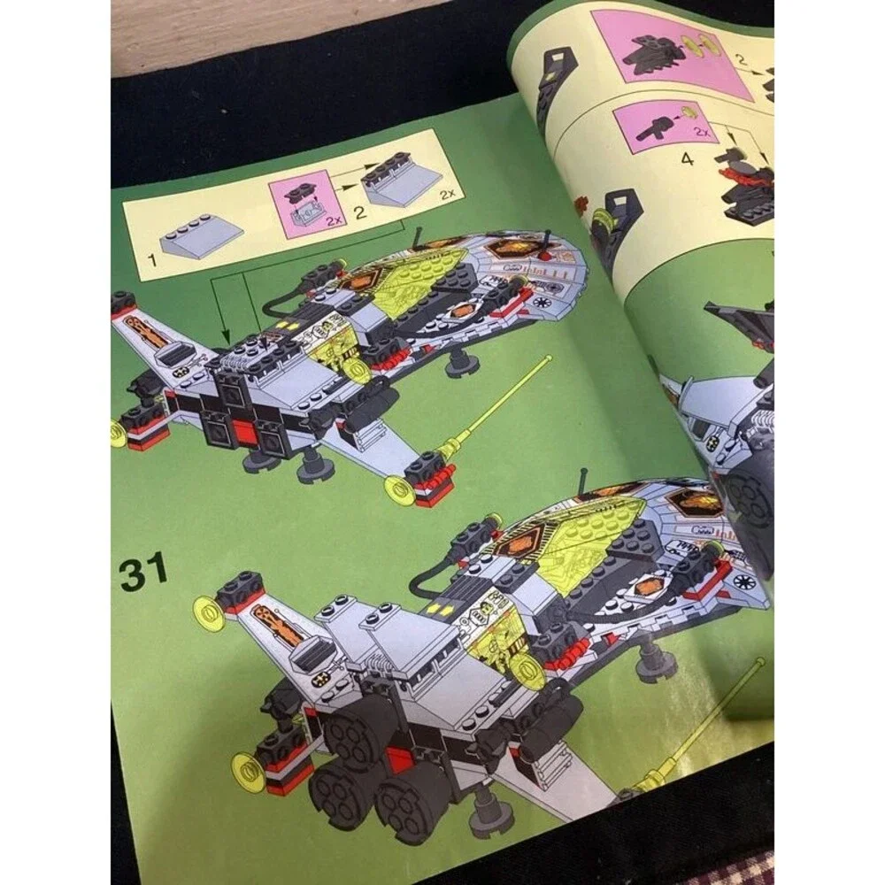 Original Lego Instruction Manual UFO Warp Wing Fighter Set #6915 From 1997